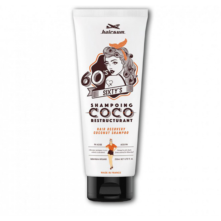 Hairgum Sixty`s Recovery Coconut Shampoo 200ml