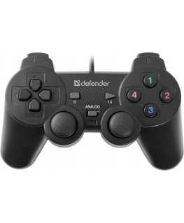 Defender Omega Black USB Gamepad Analogue PC