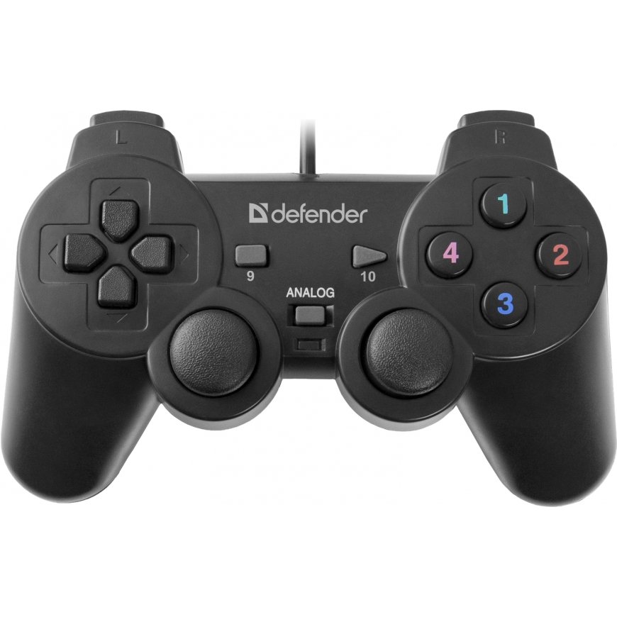 Defender Omega Melns USB Spēļu paliktnis