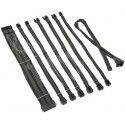 Kolink Core Pro Braided Cable Extension Kit 12V-2x6 Type 2 - Jet Juodas/Gunmetal Pilkas Kolink Core Pro Braided Cable Extension Kit 12V-2x6 Type 2 - Jet Juodas/Gunmetal Pilkas