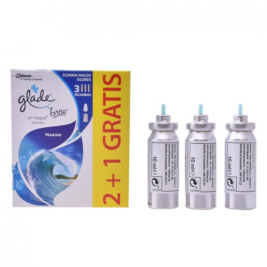 Glade One Touch Marine Refill Air Freshener 3 Pieces