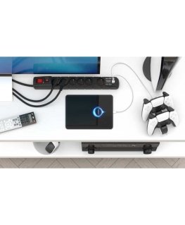 LISTWA ZASILAJĄCA ACAR S6 USB A+C 3M 6X 230V PL PD 3.0 QC CZARNA