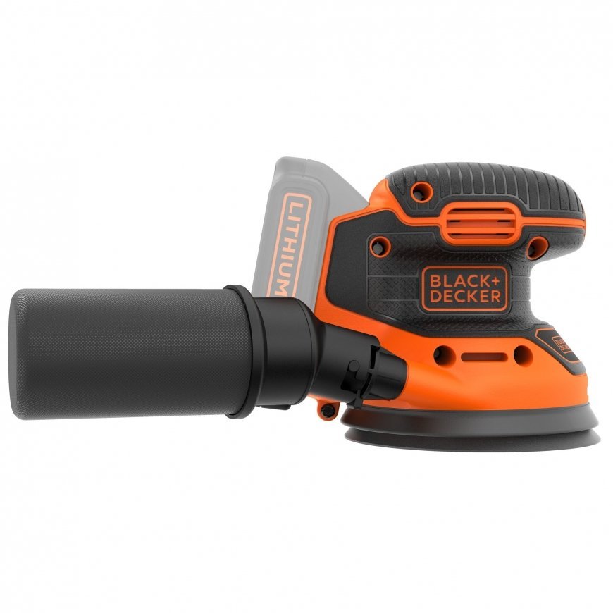 Black & Decker BDCROS18N-XJ portatīvā slīpmašīna Orbitālā slīpmašīna 12000 RPM Melns, Oranžs – 2
