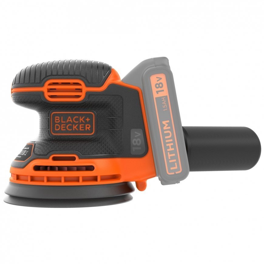Black & Decker BDCROS18N-XJ käsihiomakone Epäkeskohiomakone 12000 RPM Musta, Oranssi – 4