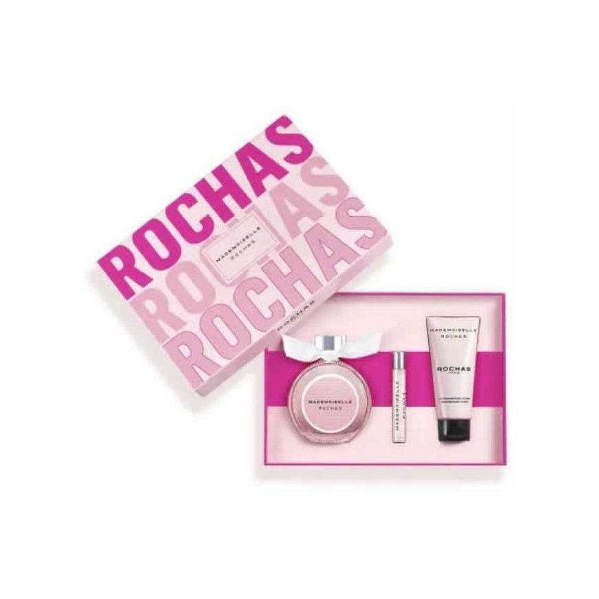Rochas Mademoiselle Eau De Parfum Spray, 90 ml Set 3 Pieces – 2