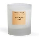 Revolution Home Oranžinis & Oud Scented Candle - Vonná svíčka Revolution Home Oranžinis & Oud Scented Candle - Vonná svíčka