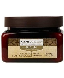 Arganicare Plaukų augimą skatinanti kaukė ricinos aliejumi 350ml