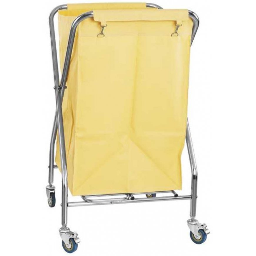 Royal Catering Cart na brudne pranie zładwany nierdzewny 200L – 5