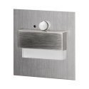 Orno TRACO LED 1.5W, recessed staircase lighting, 12VDC, 30lm, 3000K, satin, motion and twilight sensor Orno TRACO LED 1.5W, recessed staircase lighting, 12VDC, 30lm, 3000K, satin, motion and twilight sensor
