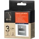 Orno TRACO LED 1,5W, įleidžiamas laiptinės apšvietimas, 12VDC, 30lm, 3000K, satinas, judesio ir prieblandos jutiklis Orno TRACO LED 1,5W, įleidžiamas laiptinės apšvietimas, 12VDC, 30lm, 3000K, satinas, judesio ir prieblandos jutiklis