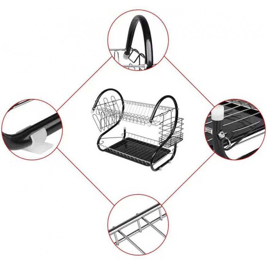 ATL AG373E 2suszarka for dishes 2 poziomy black – 5
