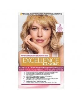 L'Oreal Excellence Creme hair dye 8 Light For light hair