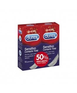 Durex Sensitivo Contacto Condoms 2x12Unidades