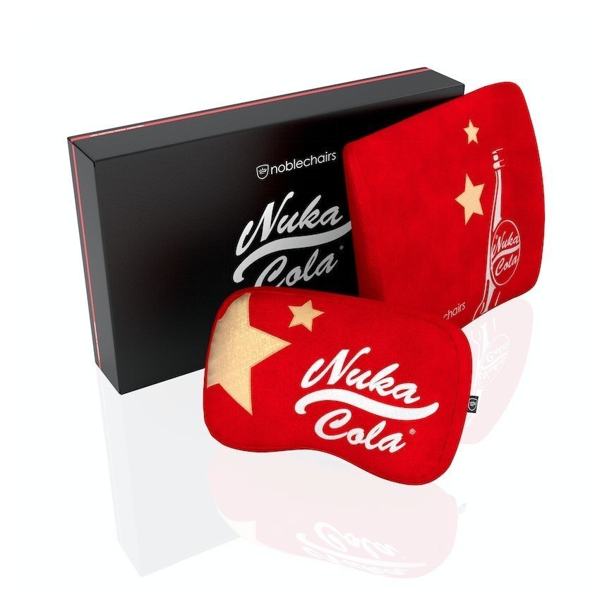 noblechairs Fallout Nuka-Cola Kakla spilvens / gurnu spilvens Sarkans 2 pcs