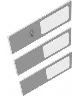 Orno PLANA set of 3 LED lamps under the cabinet, 3x4W, 3x240lm, 4000K, with contactless switch, gray