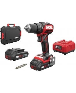 Skil_Red Smūginis suktuvas-gręžtuvas Skil 3075 HC 18 V 2x2,0 Ah akum.