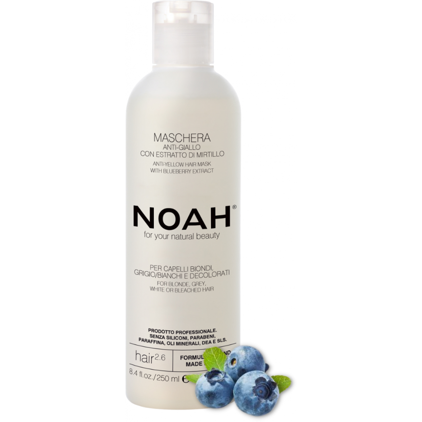 Noah 2.6. Anti-Yellow Hair Mask Hair mask that neutralizes yellow tones, 250 ml