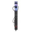 Activejet ACJ COMBO 9GN 1,5M maitinimo juosta su laidu Activejet ACJ COMBO 9GN 1,5M maitinimo juosta su laidu