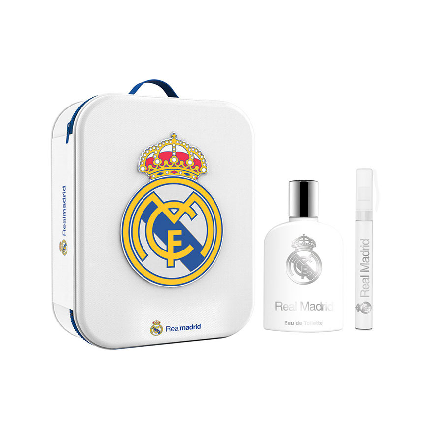 Real Madrid rinkinys vyrams (EDT, 100 ml + EDT mini 10 ml + metalinė kosmetinė) – 2