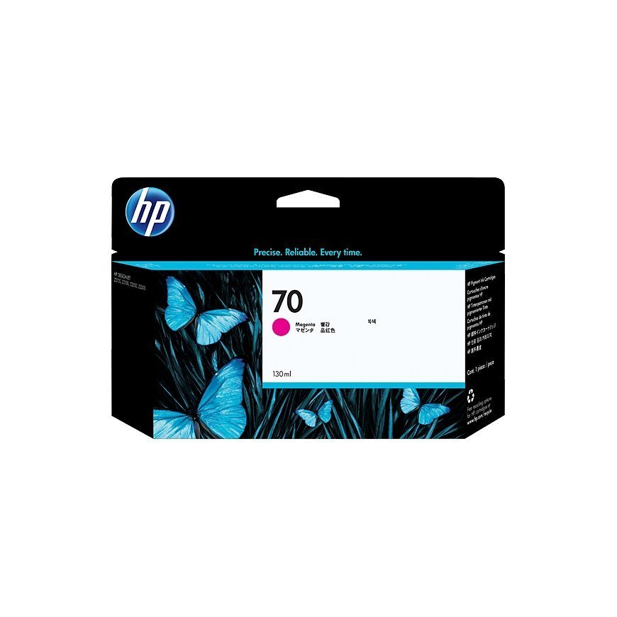 HP 70 DesignJet-mustekasetti, magenta, 130 ml