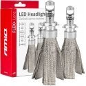 Żarówki samouke led seria flex+ h7 soczewka 12v 24v 6000k canbus amio-03660
