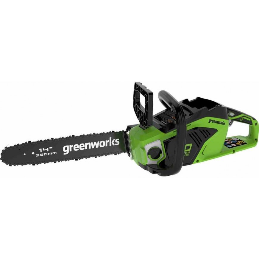 Grandininis pjūklas Greenworks GD40CS15 40 V 35 cm juosta (be akumuliatoriaus ir pakrovėjo)