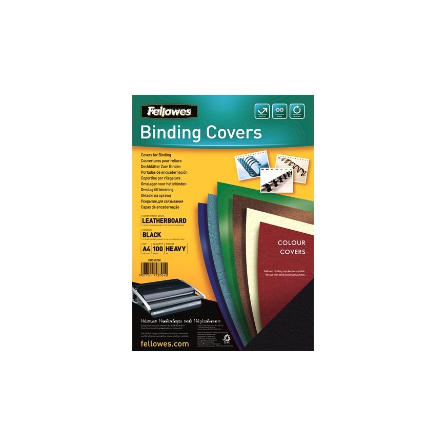 Fellowes Delta A4 Paper Black 100 pc(s)