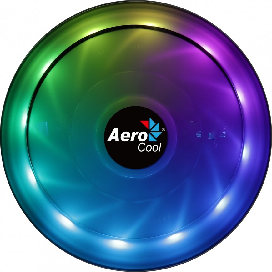 Aerocool Core Plus Protsessor Jahuti 13,6 cm Must, Valge – 2
