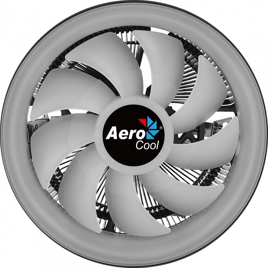 Aerocool Core Plus Procesorius Aušintuvas 13,6 cm Juoda, Balta – 4