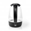 Nedis KAWK330EGS электрический чайник 1,7 L 2200 W Черный Nedis KAWK330EGS электрический чайник 1,7 L 2200 W Черный