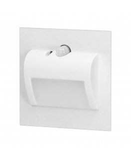 Orno DRACO LED NEW 1.5W, recessed staircase lighting, 12VDC, 30lm, 6000K, white, motion and twilight sensor