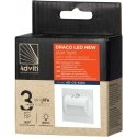 Orno DRACO LED NEW 1.5W, recessed staircase lighting, 12VDC, 30lm, 6000K, white, motion and twilight sensor Orno DRACO LED NEW 1.5W, recessed staircase lighting, 12VDC, 30lm, 6000K, white, motion and twilight sensor