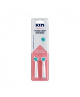 Toothbrush Kin Electric: sensitive spare 2 pcs