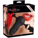 Bad Kitty - Black Silikonowy Knebel W Kształcie Penis Bad Kitty - Black Silikonowy Knebel W Kształcie Penis