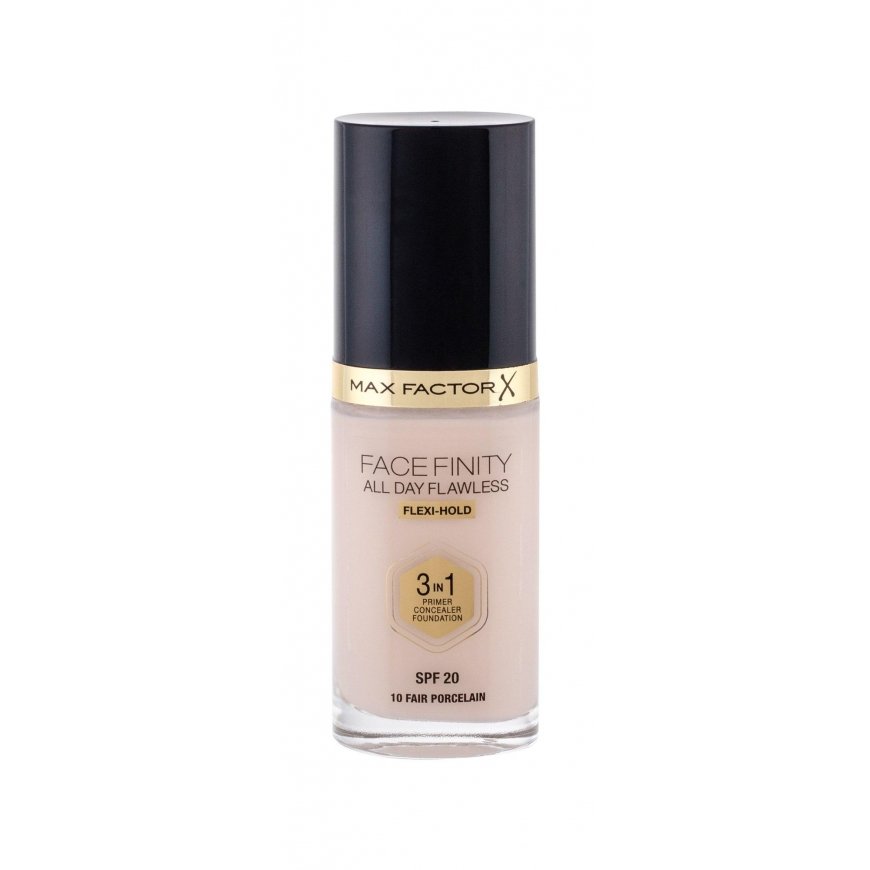 "Max Factor Facefinity All Day Flawless 3 in 1" foundation C10-Fair Porcelain 30ml – 2