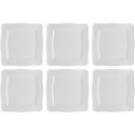 La Porcellana Bianca Set of 6 talerzy kwadrowych Florentina - White, 26.5 cm La Porcellana Bianca Set of 6 talerzy kwadrowych Florentina - White, 26.5 cm