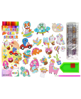 Lean Toys Diamond Embroidery Stickers