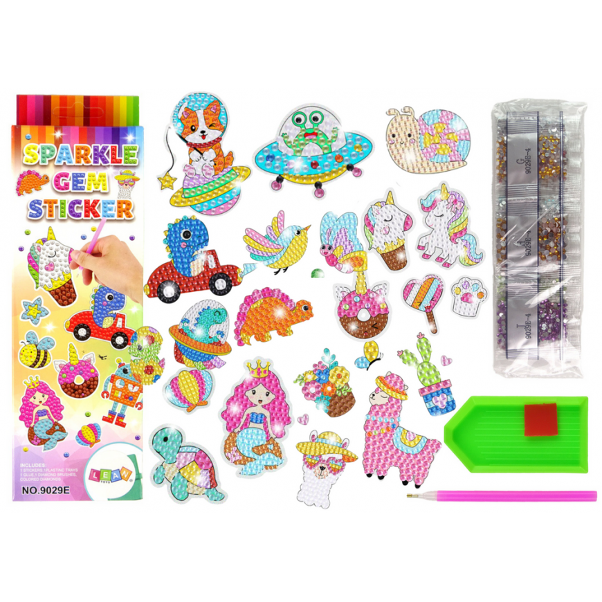 Lean Toys Diamond Embroidery Stickers