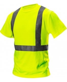 Neo warning T-shirt yellow S size (81-732-S)
