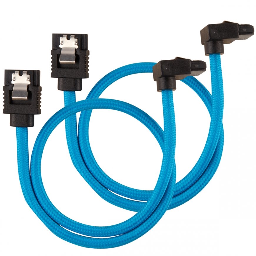 Corsair CC-8900281 SATA kabelis 0,3 m Juoda, Mėlyna