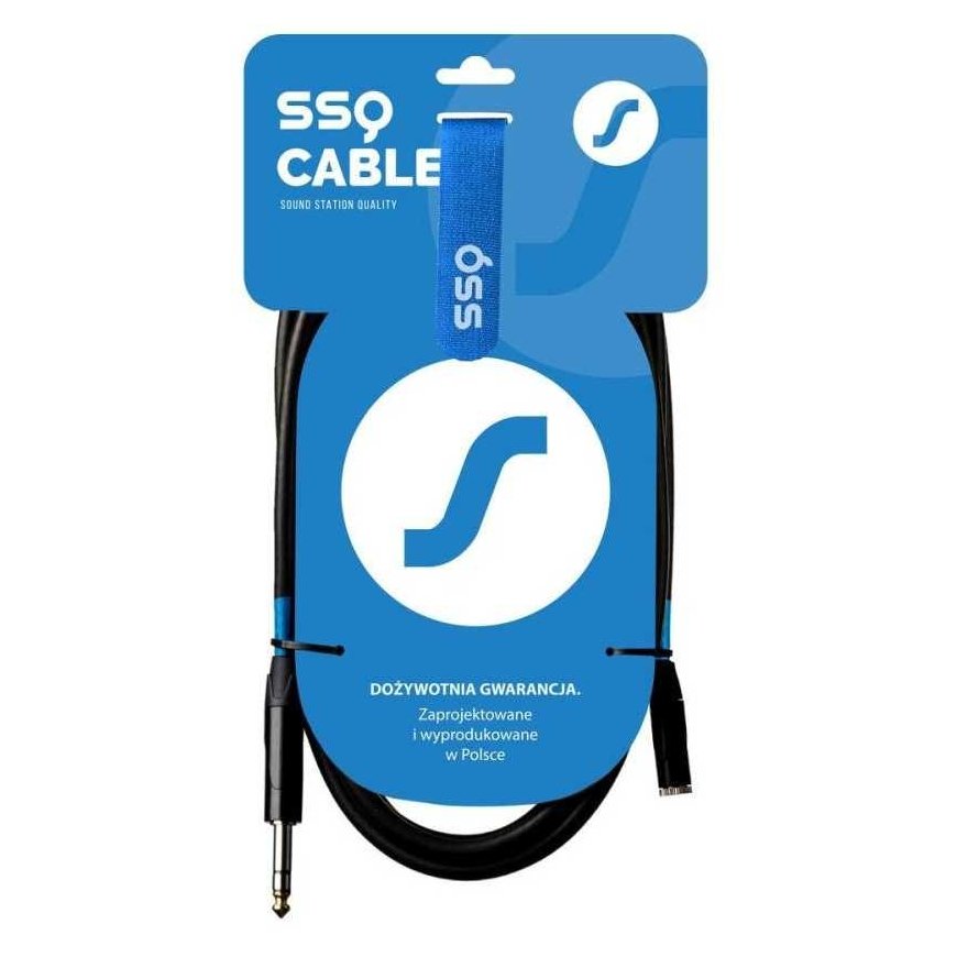 sound station quality (ssq) SSQ JSG5 - Kabelis Jack Stereo 3,5 mm - Jack stereo 6,3 mm, 5 m