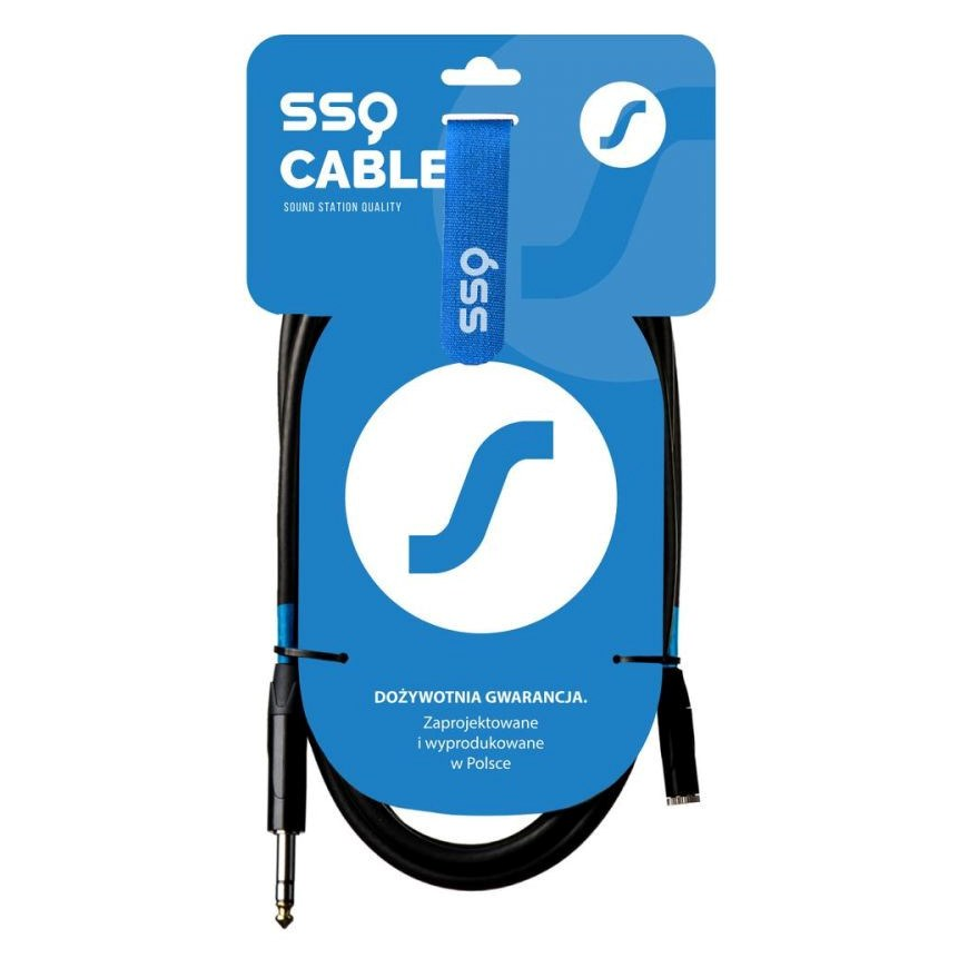 sound station quality (ssq) SSQ JSG5 - Cable Jack Stereo 3.5 mm - Jack stereo 6.3 mm, 5 m – 2