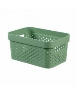 Infinity Recycled Box 4,5L 27x19x12cm green