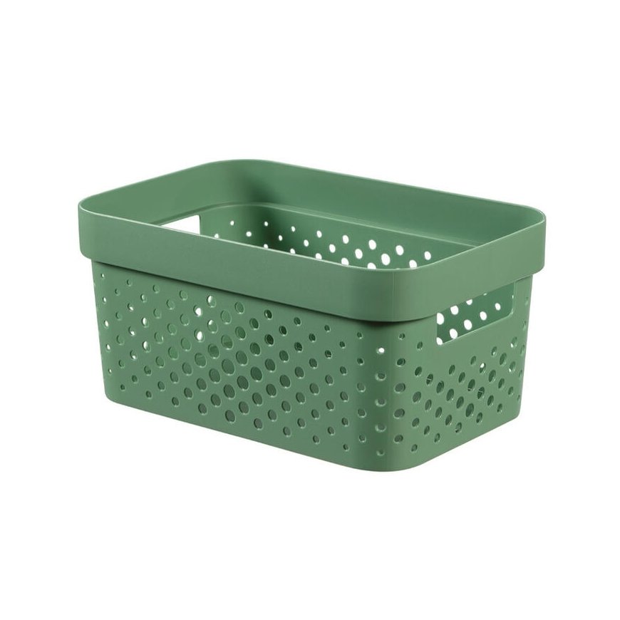 Infinity Recycled Box 4,5L 27x19x12cm green – 2