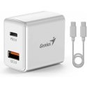 Genius Power supply / network adapter 20W, 2-port, USB-C, USB-A, PD-20ACP Genius Power supply / network adapter 20W, 2-port, USB-C, USB-A, PD-20ACP