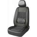 Beaded seat mat with back support for car amio-03644