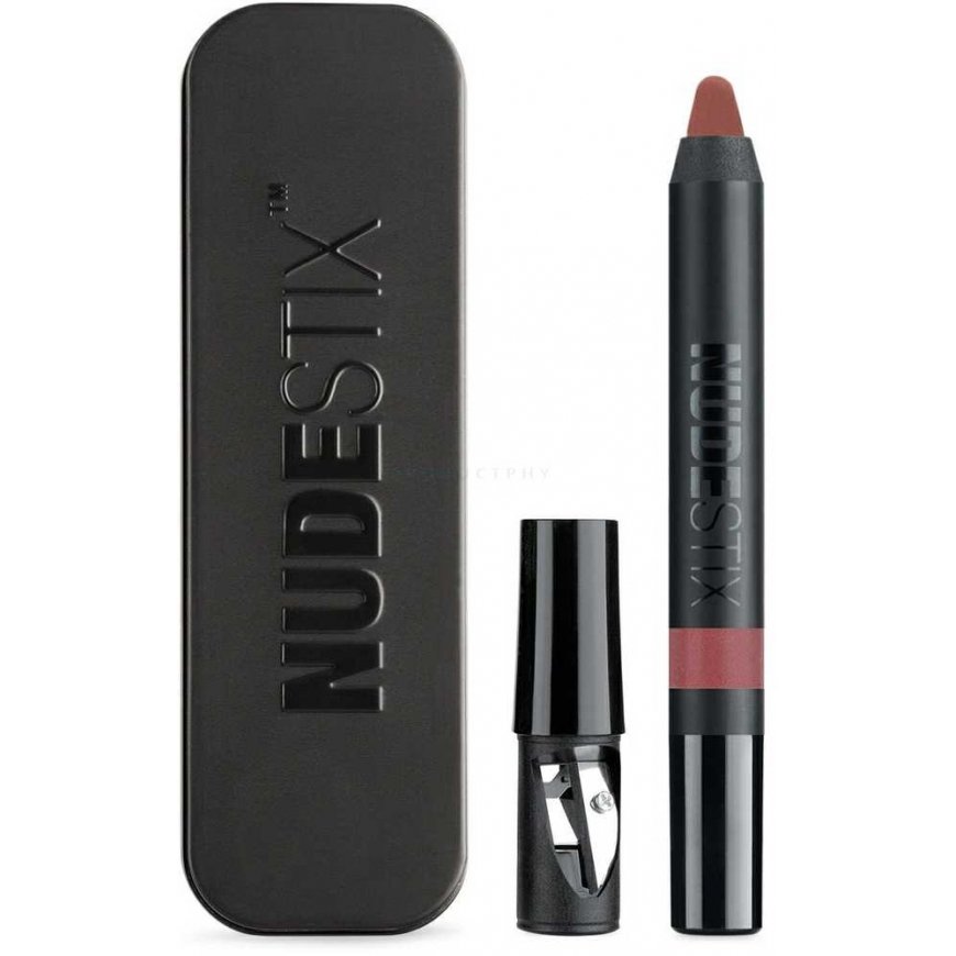 Nudestix Nudestix, intensyvus matinis, lūpų pieštukas ir skruostų skaistalai 2 viename, grynumas, 2,5 g moterims