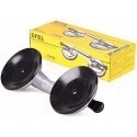 Drel Aluminum glass holder, double Drel Aluminum glass holder, double
