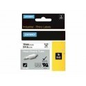 DYMO heat shrink tubing 19x1.5mm black / white DYMO heat shrink tubing 19x1.5mm black / white
