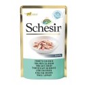 SCHESIR želejā Tuncis ar jūras plaužiem - mitrā kaķu barība - 50 g SCHESIR želejā Tuncis ar jūras plaužiem - mitrā kaķu barība - 50 g
